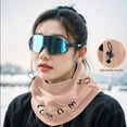 thumbnail image 6 of CxhicLuv Outdoor Skiing Windproof Scarf Face Cover, Multifunctional Thermal Head Cover for Men Women, Breathable Milk Silk Outer Fleece Inner, 4-in-1 Mask Hat Earmuff, Adjustable Buckle, 6 of 7