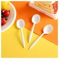 thumbnail image 3 of Genuine Joe Medium-Weight Soup Spoon - 1000/Carton - Plastic - White, 3 of 5