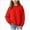 S72-Red, variant on 18-24 Months Toddler Girls Long Sleeved Drop Shoulder Sweatshirtst Warm Girls Hoodless Sweatshirts Youth Long Sleeve Oversized Hooded Sweatshirts Red Sweatshirtst