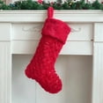 thumbnail image 4 of 22 inch Large Christmas Stockings, Plush Christmas Stockings, Hanging Xmas Stockings with Sequin, Soft Plush Xmas Stocking for Family Holiday Fireplace Mantel Decor, Decorations Socks, 4 of 6