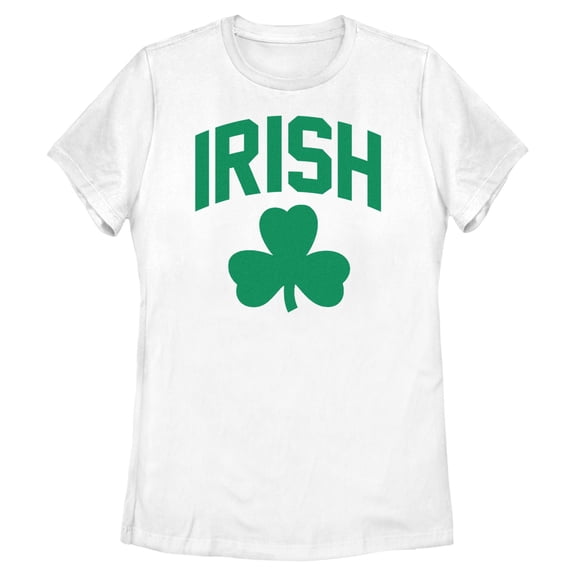 Womens Lost Gods Irish Green Shamrock T Shirt