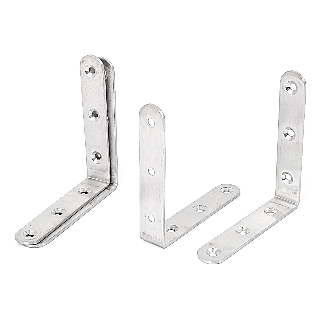 Unique Bargains Furniture Shelf L Shaped Angle Brackets Corner Braces
