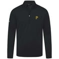 thumbnail image 2 of Men's Levelwear Black Pittsburgh Pirates Heron Insignia 2.0 Quarter-Zip Jacket, 2 of 3