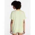 thumbnail image 3 of No Boundaries Sleepwear Oversized Graphic Cotton Tee, Women’s and Women’s Plus XXS-3X, 3 of 5