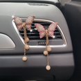 thumbnail image 1 of Juego de 2 adornos para ventilación de coche, clip de cristal para difusor de ventilación de coche, clip de ventilación con diamantes de imitación para difusor de aceite, ambientadores para coche, 1 of 5