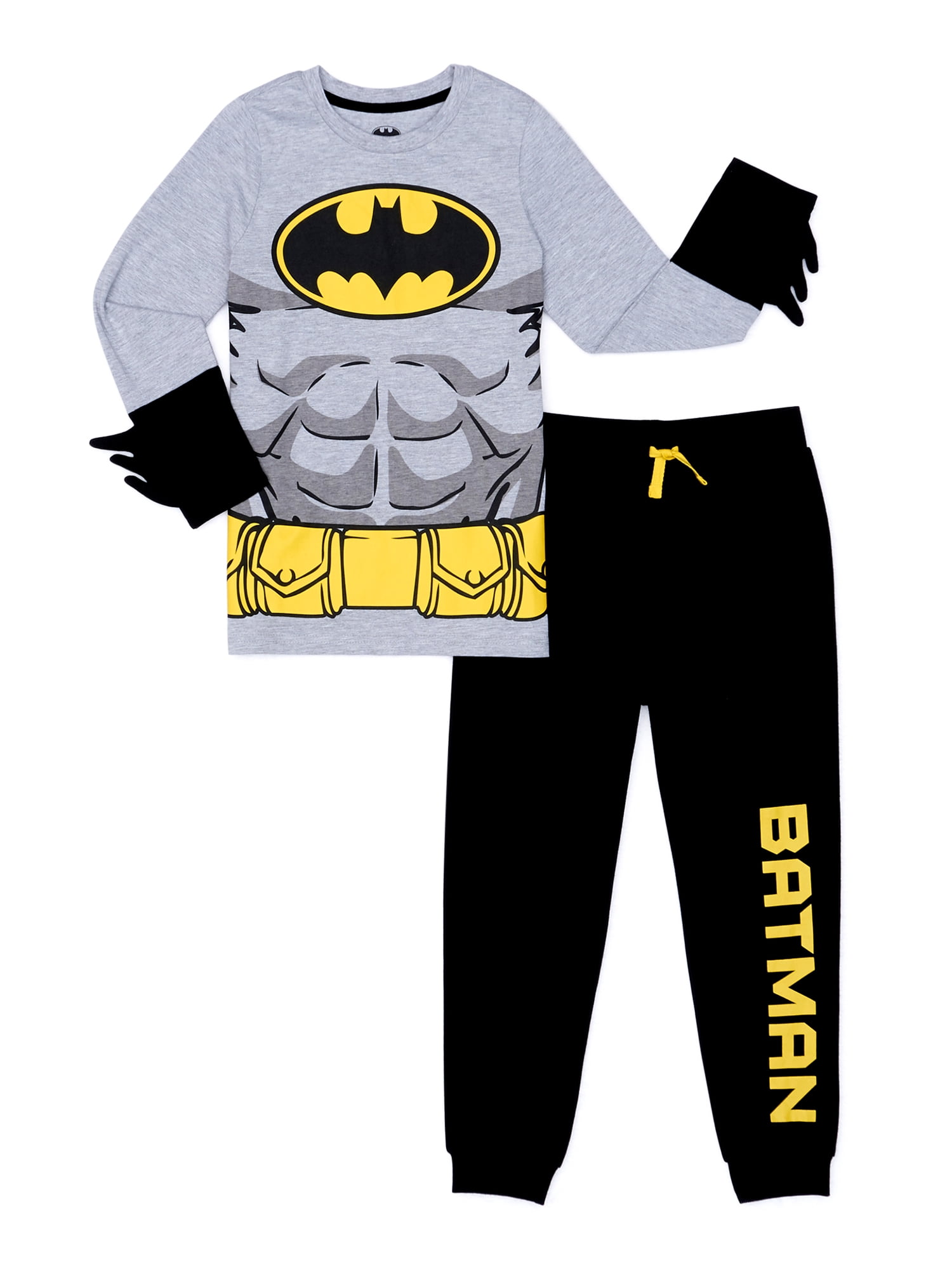 2-3 Years Multi Blue Black Boys Marvel Super Hero Batman Dress Up Costume PJs Pyjamas Set 