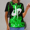 thumbnail image 4 of Dude Perfect T-Shirts for Women, Fasion Oversize Short Sleeve Shirts, Casual 3D Print Tee, S-6XL, 4 of 9