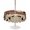 Beige, variant on Outdoor Tablecloth with Umbrella Hole for Patio/Picnic/Party/Camping, Brown Farmhouse Waterproof Table Cloth Round Cover Washable, Vintage Country Animals Cabin Forest (Dia 60")