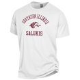 thumbnail image 2 of Men's ComfortWash White Southern Illinois Salukis Arch Logo Garment Dyed T-Shirt, 2 of 3