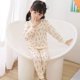 thumbnail image 1 of Pijamas de Navidad para niños, conjunto de ropa de invierno para niños y niñas, Tops con cuello redondo y pantalones largos, ropa de dormir para bebés, pijamas de gato de dibujos animados para niños, 1 of 4