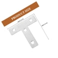 thumbnail image 4 of OULII 10Pcs T-Shape Corner Angle Brackets Stainless Steel Repair Bracket for Construction Work, 4 of 8