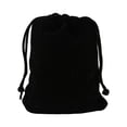 thumbnail image 1 of Kearding 50 Uds bolsa pequeña portátil duradera suave joyería bolsas elegante embalaje ligero restringido entrada almacenamiento bolsas Almacenamiento y organización del hogar Negro, 1 of 6