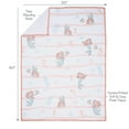 thumbnail image 3 of Bedtime Originals Disney Baby The Little Mermaid White Baby Blanket - Ariel, 3 of 8