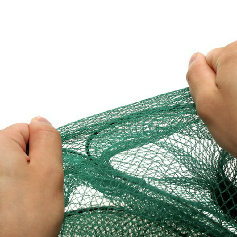 60CM Folding Fishing Net Fish Shrimp Minnow Crab Baits Cast Mesh Trap Dip  Lift Net Lifting Catching Nylon Fish Net Catch Crab