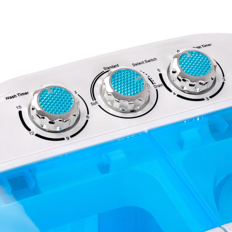 ZENY Compact Portable Washing Machine, Twin Tub, Washer 5.5 lbs