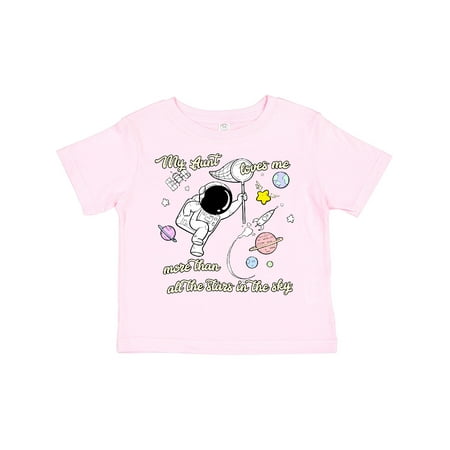 

Inktastic My Aunt Loves Me Gift Toddler Boy or Toddler Girl T-Shirt