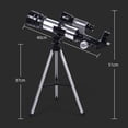 thumbnail image 3 of Telescopios para adultos principiantes Telescopio refractor astronómico de apertura de 74 mm 350-400 Abanopi Telescopios, 3 of 7