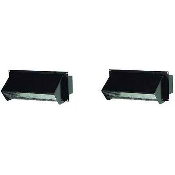 Broan 639 Wall Cap for 31/4" x 10" Duct for Range Hoods and Bath Ventilation Fans 2Pack