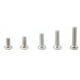 thumbnail image 3 of 340 unids/set de tornillos y tuercas M3, acero inoxidable, etiqueta ordinaria en blanco y negro Ormromra YQ-0427, 3 of 9