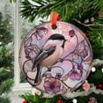 thumbnail image 2 of Easter Chickadee Ornament Suncatcher by Clare Donovan Window Hangings, Suncatchers Colorful Glass Panel Sun Catchers Gifts, Decoration for Home Garden Christmas Party 2025,, 2 of 5