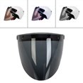 thumbnail image 1 of Visera para de motocicleta, abatible hacia arriba, de resistencia, lente , clásica, lente de protección facial, protección solar a negro Yotijar Visera de cascos, 1 of 4