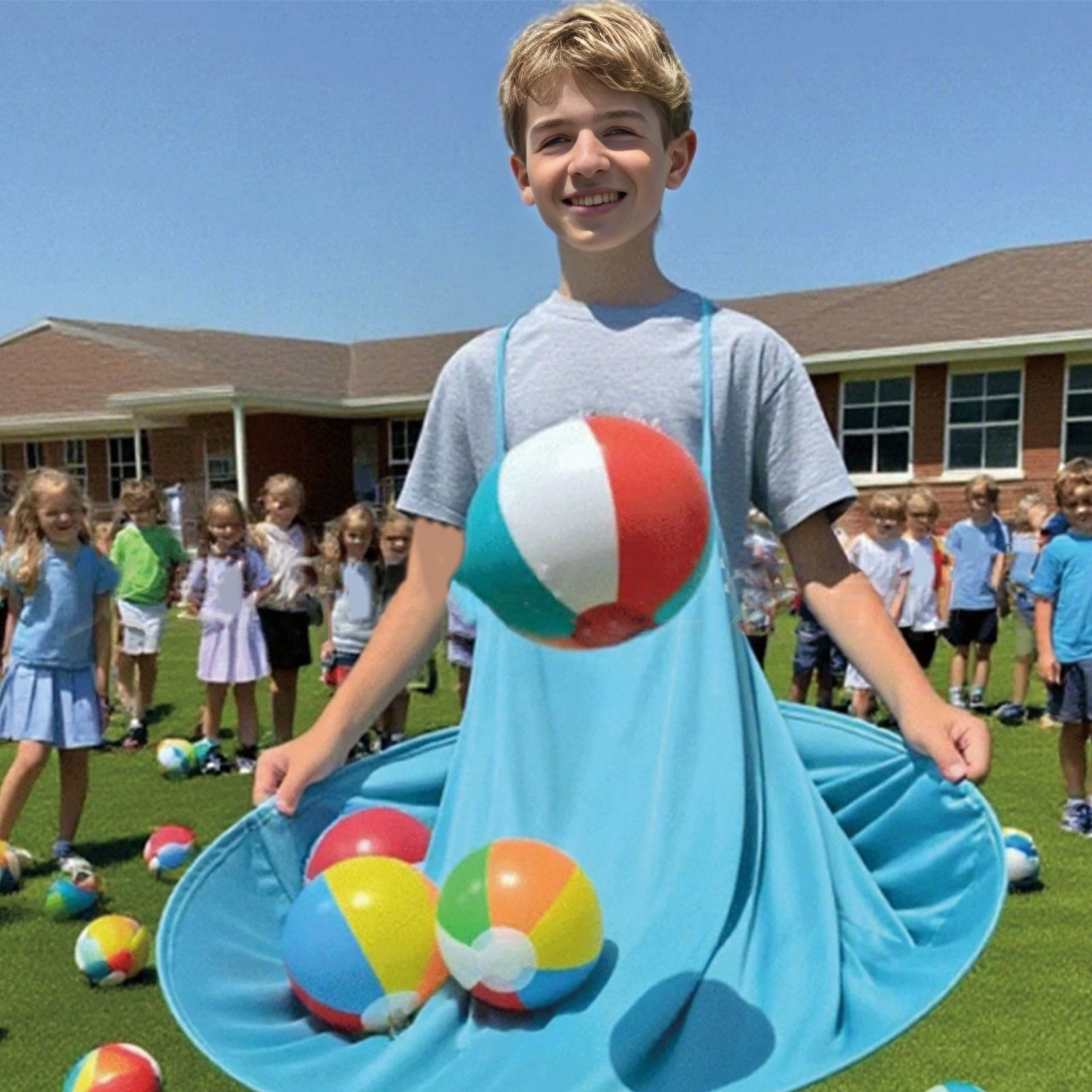 YIFAEUX Granny Pants Yard Game Set with 2 Bouncy Balls Fun Family Reunion Game for Adults Kids Unique Team Bonding Game