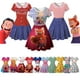 thumbnail image 2 of Turning Red Disney Ropa Niñas Vestido de verano Niños Cosplay Mei Red Panda Cartoon Print Charm Costume Casual Princess Vestidos2T ( Tag 100 ) Gao Jinjia LED, 2 of 2