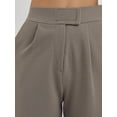 thumbnail image 3 of High Waist Elastic Crepe Palazzo Pants, 3 of 7