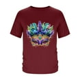 thumbnail image 4 of Tops para hombre, blusas y camisas de manga corta con cuello redondo para hombre, camisetas casuales con estampado de moda para hombre, blusa de manga corta, blusa de poliéster para hombre., 4 of 5