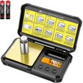 thumbnail image 1 of New AMIR 200g/0.01g Digital Pocket Scale, Upgraded Mini Gram Scale with Cal Weight, High-Precision Portable Travel Food Scale, Multifunctional Kitchen Scale, Tare Digital Scale,, 1 of 8