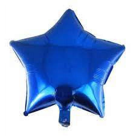 18" Royal Blue Star Balloon- Pack of 5