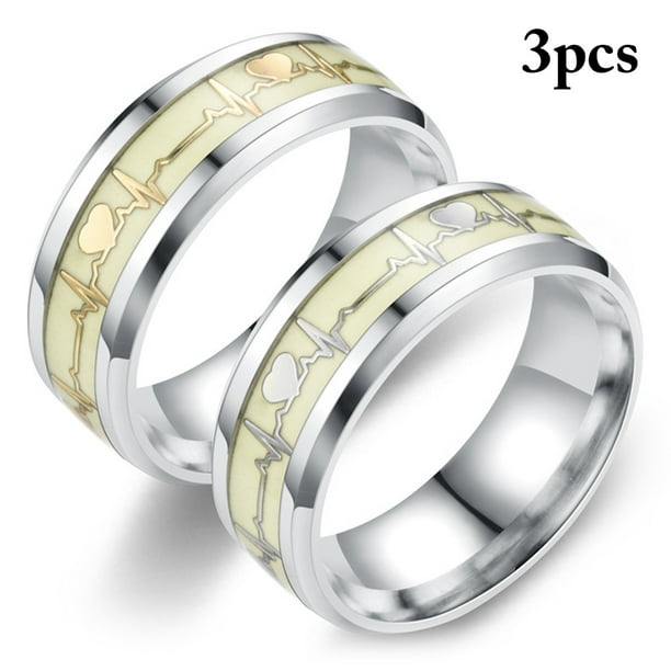 Heartbeat rings for couples best sale