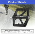 thumbnail image 5 of Motoforti 1 Pair Nylon MTB Bike Rear Foot Peg Pedal Black Fit 9/16 Inch Axle BMX MTB Bike, 5 of 6