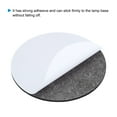 thumbnail image 4 of Uxcell 11" Dia. Adhesive Non-Slip Backed Felt, 2 Pcs 5mm Thick Round Lamp Base Anti-Slip Mat Anti-Scratch Pad, Black, 4 of 6