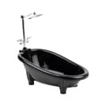 thumbnail image 3 of Mini bañera, modelo de bañera, juguete a mano, juego de rol, muebles en miniatura, accesorios de baño para niños, regalos de vacaciones., 3 of 9