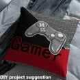 thumbnail image 2 of Manfei Gray Game Console Sewing & Crafting Fabric (3 Yards), Gaming Home Decor Fabric by the Yard for Kids Teens, Gamer Print DIY Fabric, 2 of 6