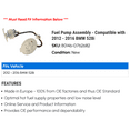 thumbnail image 2 of Fuel Pump Assembly - Compatible with 2012 - 2016 BMW 528i 2013 2014 2015, 2 of 2