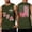Army Green, variant on Men's American Flag Tank Tops Big and Tall Sleeveless Patriotic Shirts Muscle Graphic Tank Tops Athletic Workout Tee Tops,Red 4XL
