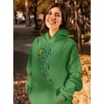 thumbnail image 2 of Butterflies Hoodie Women -SPIdeals Designs, Female Medium, 2 of 4