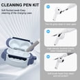 thumbnail image 2 of [1 Pack]Cute Protective Case for AirPods 4 (2024), 3D Cartoon Design Silicone Case Cute Accessory with Keychain/Cleaning Kit (shark), 2 of 7