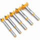 thumbnail image 4 of 5pcs Sharpened Wood Drill Bits, 15mm, 20mm, 25mm, 30mm, 35mm Installing Spherical Wood Doors, Drawers, Drill Bits for Making Clean Flat Bottom Holes i, 4 of 5