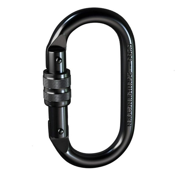 Yammee Locking Climbing Carabiner Clip Oval Screw Gate Locking Carabiner