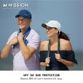 thumbnail image 3 of Mission Chapeau de Sport Rafraîchissant pour Hommes et Femmes, Taille Unique, Blanc, 3 of 11