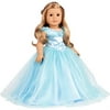 Dreamworld Collections Dreamworld Collections - Cinderella - 3 Piece Outfit - Blue Gown, Petticoat, Silver Slippers - Clothes Fits 18 Inch American Girl Doll (Doll Not Included) Toys_And_Games