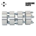 thumbnail image 3 of 4 QTY 2" 5x4.5 Hubcentric Wheel Spacers Stud 1/2-20 + 20pc Black Lug Nuts, 3 of 3