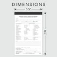 thumbnail image 5 of 10 Pack Detailed Driver Vehicle Inspection Report Book - 2-Ply Carbonless, 5.5" x 8.5", 35 Sets of Forms Per DVIR Book, Pre-Trip Checklist Log for Truck Drivers, FMCSR Compliant with Easy Tear-Out, 5 of 7