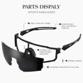 thumbnail image 4 of Gafas de sol deportivas Gesruny Polarized TR90 Lightweight UV400, 4 of 9