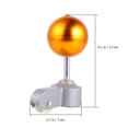 thumbnail image 2 of OFFIGAM Hand Signal Flag Flagpole Head 1Set for Outdoor Use Flag Pole Replacement Parts Aluminium Alloy, 2 of 8