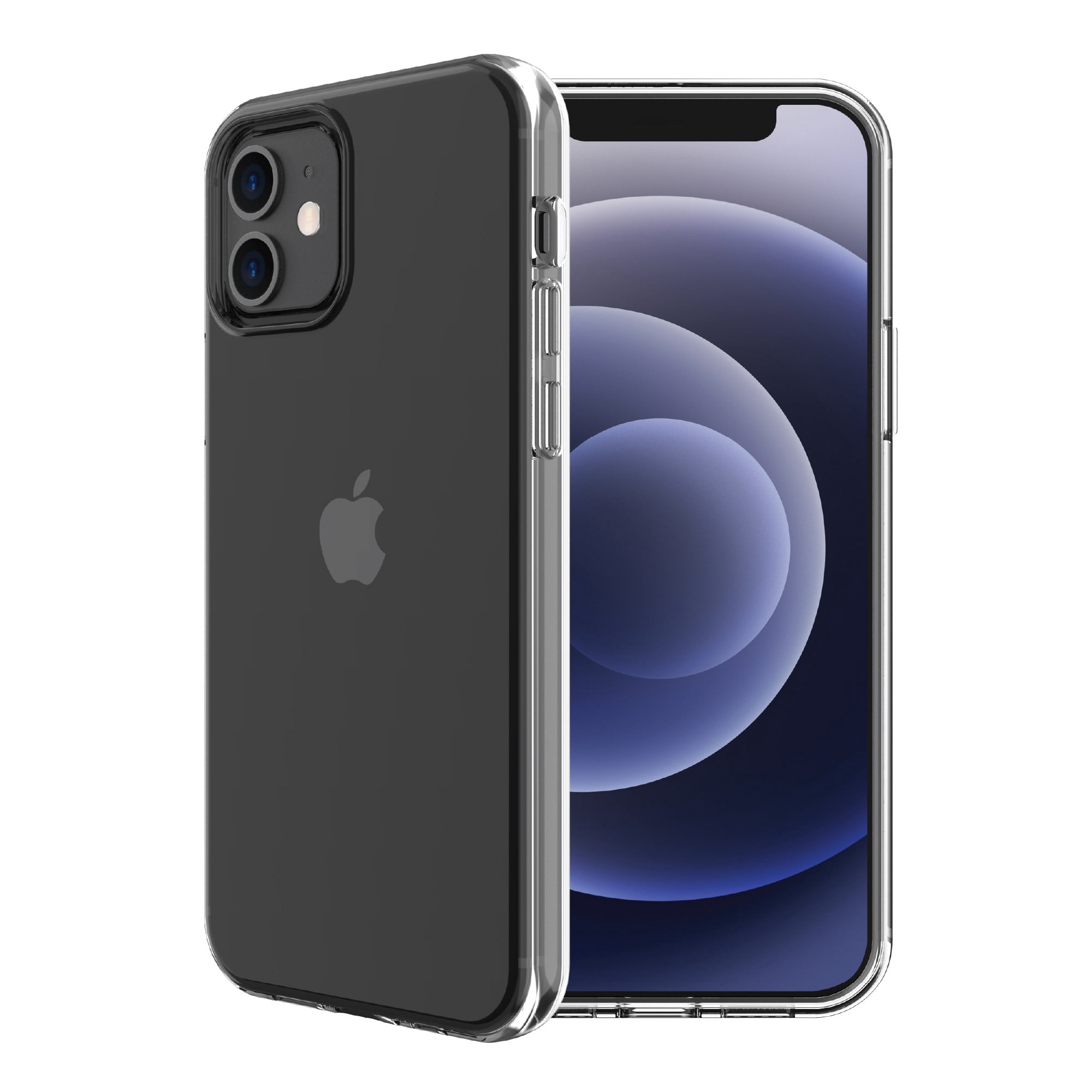 onn Protective Gel Phone Case for iPhone 12 / iPhone 12 Pro - Clear