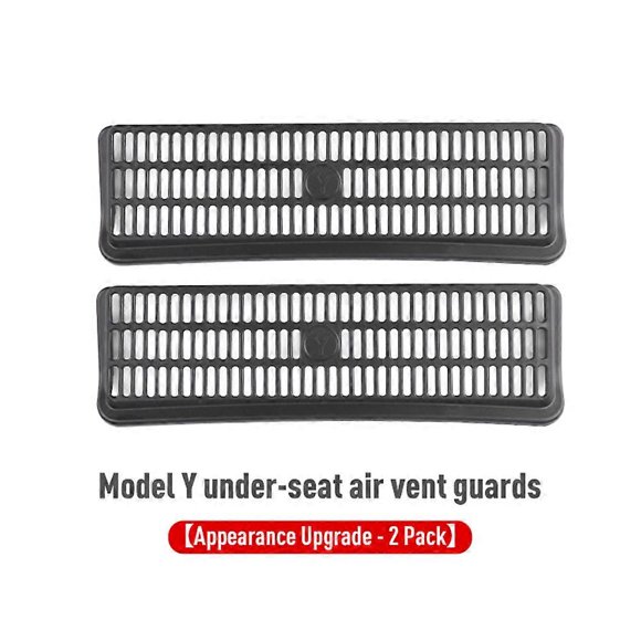 For Tesla Model Y Air Outlet Cover For Tesla Car ModelY Under Seat Vent Outlet Dust Cover Car Styling Interior Accessories2 Pcs